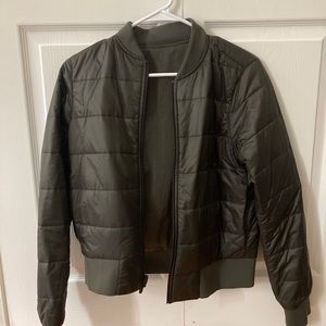 Lululemon Non-Stop Bomber Jacket (Reversible) 6 - Dark Olive